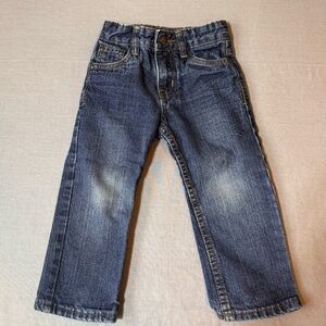 Dkny Toddler Boys Denim Jeans Blue Sz 3T Pockets Adjustable Waistband